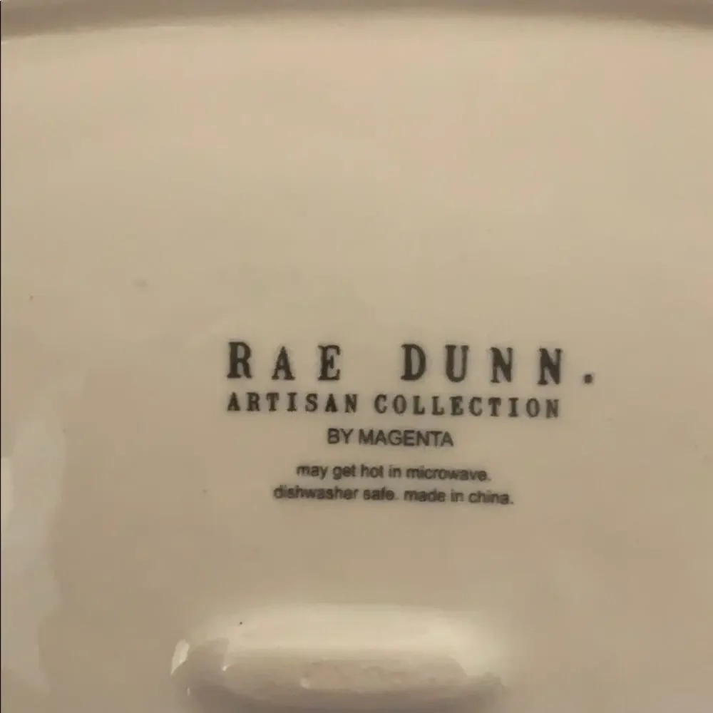 Rae Dunn Peace On Earth Christmas Holiday Plate NEW